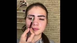 Laminatsiya brovey make up 2 i asvetleniya yani terilmagan qowlani oqartirish 