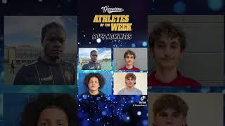 GameTimeCT Athlete of the Week, Boys sports nominees (Week 2)
