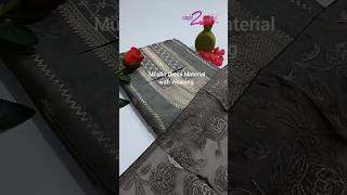 🩶Partywear Muslin Dress Materials| Unstitched Suits| Salwar Suits| Salwar Kameez| Simple2Stylish