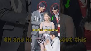 RM And Hobi First Noticed That Rosé Strips Were Broken  #rose #shorts #bts #blackpink #rm #jhope