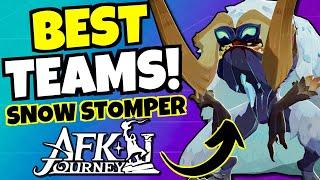 DO THIS FOR MAX DAMAGE - Snow Stomper BEST TEAMS!!! AFK Journey