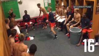 Syracuse soccer team puts on other-worldly locker room show