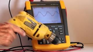 Using the Fluke 190-502 Scopemeter to measure electrical noise