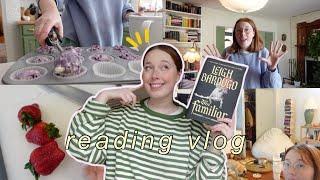 cozy reading vlog: my most anticipated popular new releases! does it live up to the hype?!