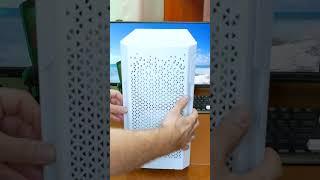 ДЕШЕВЫЙ ПОЛНОСТЬЮ БЕЛЫЙ КОРПУС Powercase Mistral Micro Z3W Mesh LED - ЗАКАЛЕННОЕ СТЕКЛО и 2х140 мм