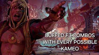 Geras NEW F3 LAUNCHER With EVERY Possible Kameo Showcase! MK1 Khaos Reigns Update.