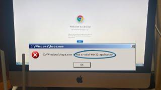 How To Fix Exe Is Not A Valid Win32 Application On Windows 7 When Installing Google Chrome