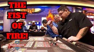 The Craps Table at the Palace Station Heats Up!