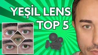 YEŞİL LENSLER TOP 5 LİSTEM YEM YEŞİL LENSLER MUTLAKA İZLE! #hypnoselens #elegance #versace