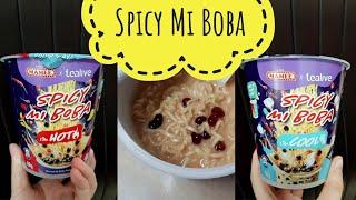 [Unboxing] #MAMEEXTealive Spicy Mi Boba Review! Quitting bubble tea life?!