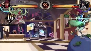 Skullgirls: Filia's imitation Chilldog bomb DHC