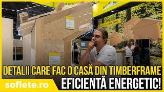 Detalii care fac o casă din timberframe EFICIENTĂ ENERGETIC!