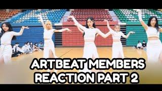 ARTBEAT MEMBERS REACTION TO GFRIEND-APPLE AB GIRLS DANCE COVER PART 2.