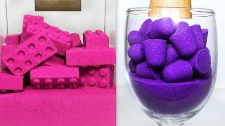 Very Satisfying Legos Drop Squish ASMR 257 Kinetic Sand