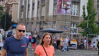 FRANKFURT/GERMANY/Walk Along the Main Embankment/August2024