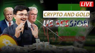 Live Bitcoin and Gold Trades With Gopal | FOREX  | CRYPTO TRADING