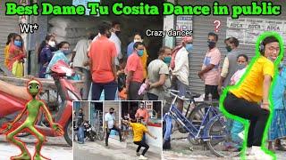 dame tu cosita Dance iN Public |  Epic Reaction ||  Rock Lama