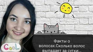 Факты о волосах.Сколько волос выпадает за сутки?