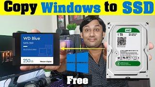 Copy Windows to SSD Drive. Migrate Windows or clone Windows to SSD