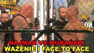 MARCIN NAJMAN VS JACEK MURAŃSKI | Oficjalne ważenie i FACE TO FACE CLOUT MMA 4