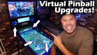 My Full Size Ultimate Virtual Pinball Machine Gets Awesome Upgrades!