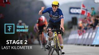 Tour of Norway 2025 - Stage 2 Last Kilometer - Matthew Brennan vs the puncheurs on a steep climb !