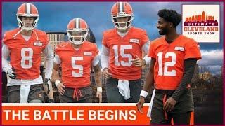 Browns OTAs day 2 reactions, Shedeur Sanders & Dillon Gabriel get 1st real reps + Cavs trade rumors