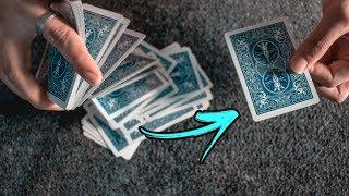 LEARN To Catch Spectator's Card MID AIR From DRIBBLE - Card Trick TUTORIAL