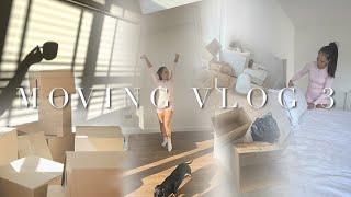 MOVING VLOG 3 | Packing, organising, new bed day + more 