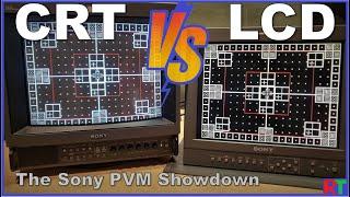 CRT VS LCD - Sony PVM Trinitron & LMD Face-off! | Retro Tech