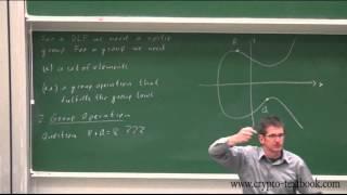 Lecture 16: Introduction to Elliptic Curves by Christof Paar