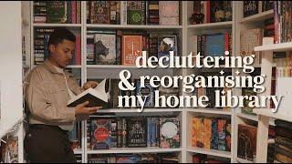 decluttering & reorganising my bookshelves to regain my sanity (+ mini tour!)