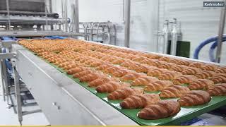 Long shelf-life Croissant production system by Rademaker