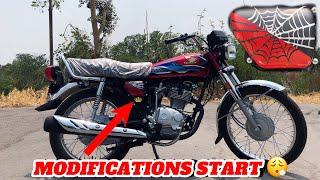 New Honda CG 125 Modifications Start | Honda CG 125 Model 2024 Modified #125 #modification