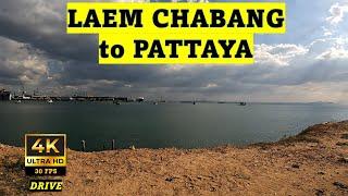 Laem Chabang to Pattaya 4K Timelapse Scenic Drive, Thailand