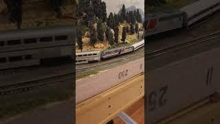 #NScale #Amtrak Cardinal #train featuring 517 and Pepsi Can P42DC 160