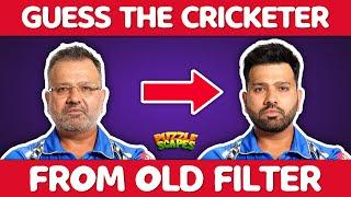 Guess the cricketers from the old filter | Guess the cricket player quiz 2024