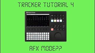 Polyend Tracker Tutorial 4 - AFX Mode?? ft. Vordhosbn