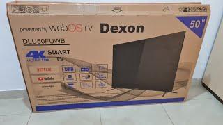 எங்க வீட்டுக்கு புது டிவி வாங்கியாச்சு!!!Dexon 50" 4K Ultra HD Smart Tv /#Tv @mahendrikashri #50"tv