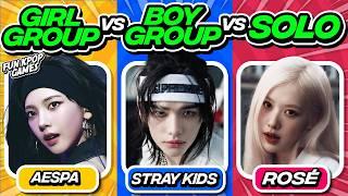 SAVE ONE KPOP SONG: GIRL GROUP vs BOY GROUP vs SOLO [ SAVE ONE DROP ONE ]- FUN KPOP GAMES 2024