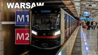  Warsaw Metro - All the Lines (Line M1 & M2) (2024) [4K]