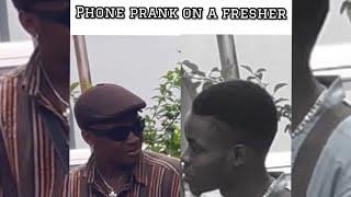 A prank on daddies boy