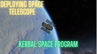 deploying space telescope in kerbal space program