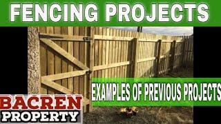 BACREN Fencing projects | Latest fence construction Portfolio