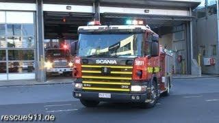 Pumper 38A + 38B MFB South Melbourne Fire Station