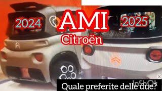 AMI CITROËN i due modelli 2024 (AMI PEPS) e 2025 (AMI) a #confronto #salone dell' #auto #parigi2024