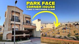 7Marla 5-Bedroom Park-Facing Corner House with Mezzanine Floor for Sale in Bahria Town Rawalpindi