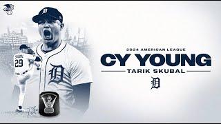 UNANIMOUS 2024 American League Cy Young Award Winner Tarik Skubal