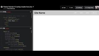 How to Create a Header/Nav Bar Using Flexbox