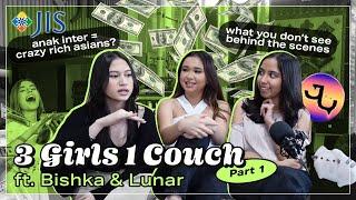 3 Girls 1 Couch, Part 1 ft. Bishka & Lunar | ItsIndahG